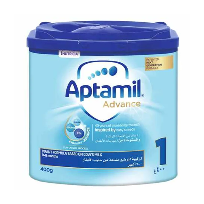 Shop Aptamil Stage 1 Infant Formula Milk, 400g & 900g online in UAE :  Med7online – Med7 Online