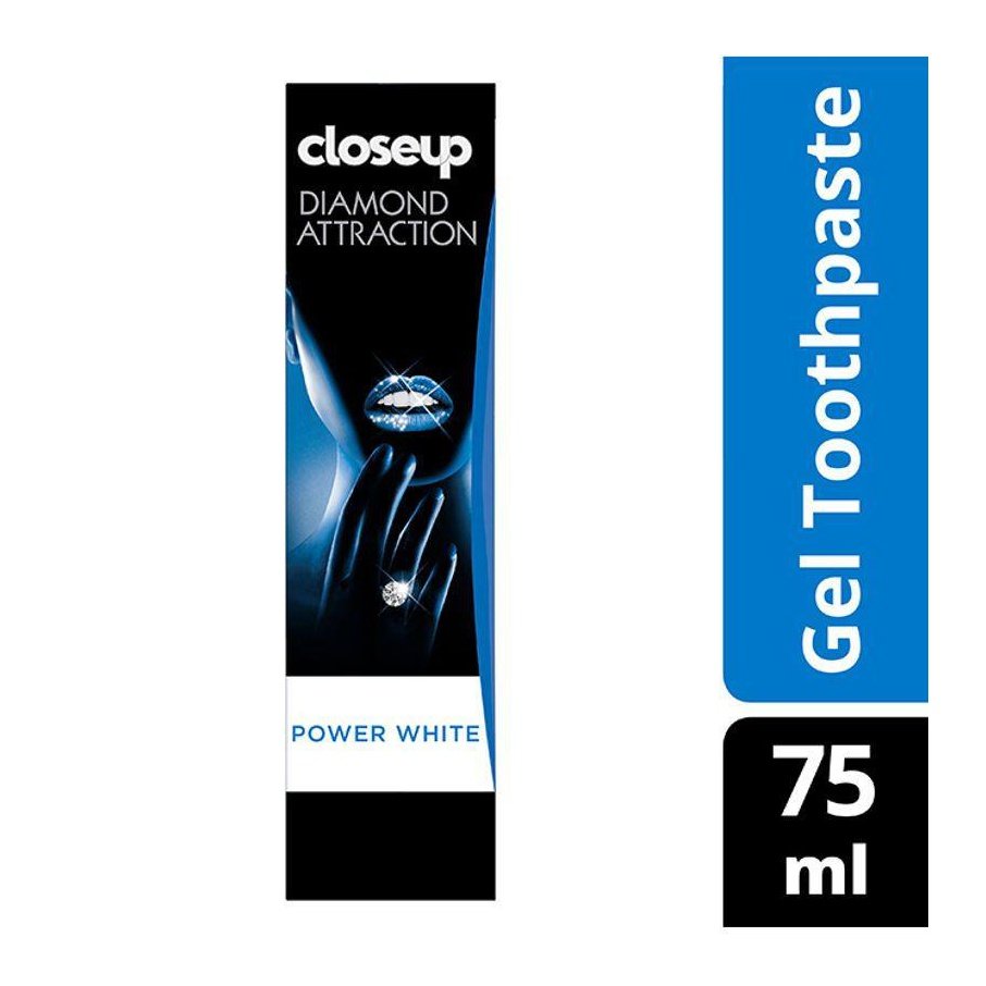 Closeup Diamond Attraction Power White Fluoride Dental Gel 75ml