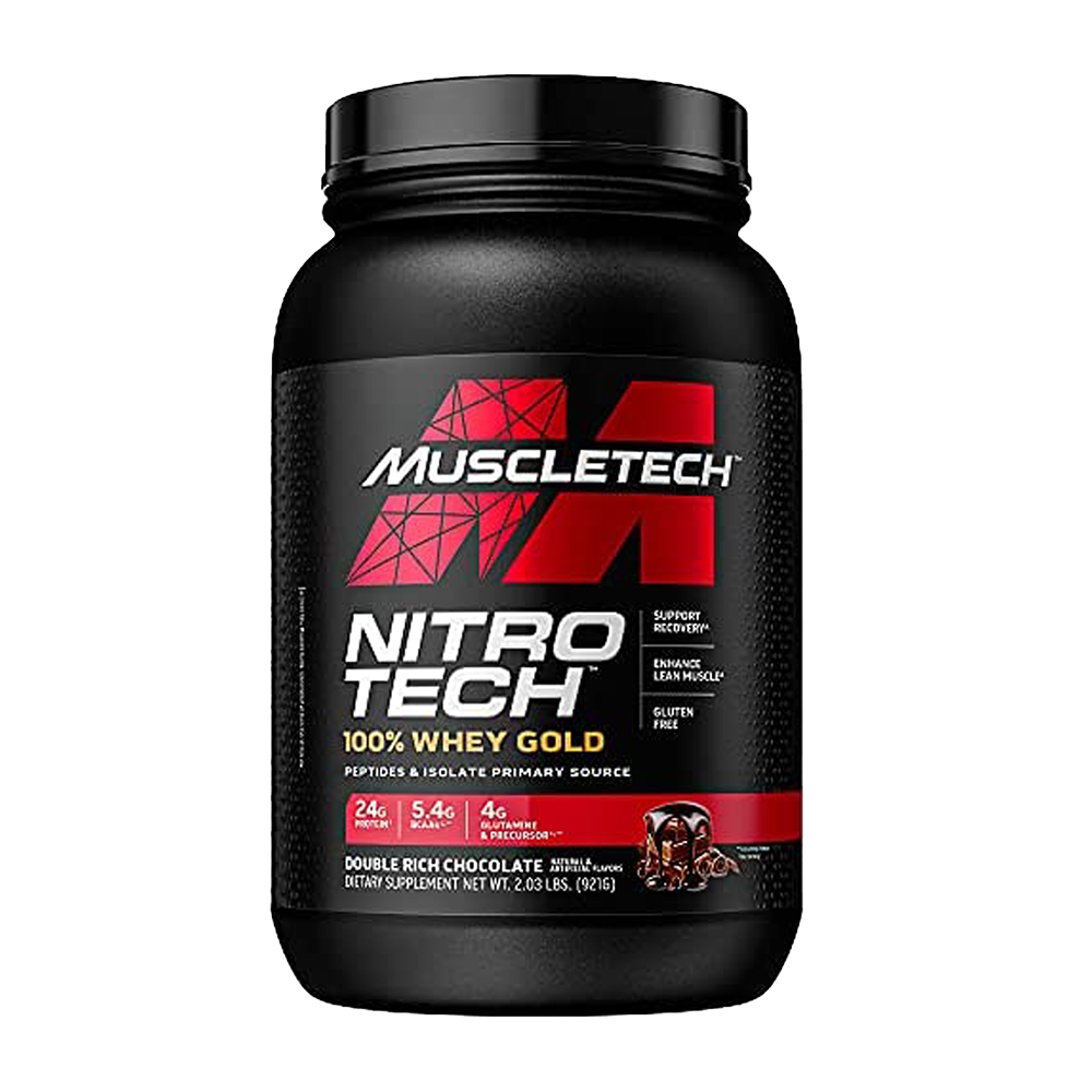 MUSCLETECH NITROTECH WHEY GOLD 2LB SERV 28