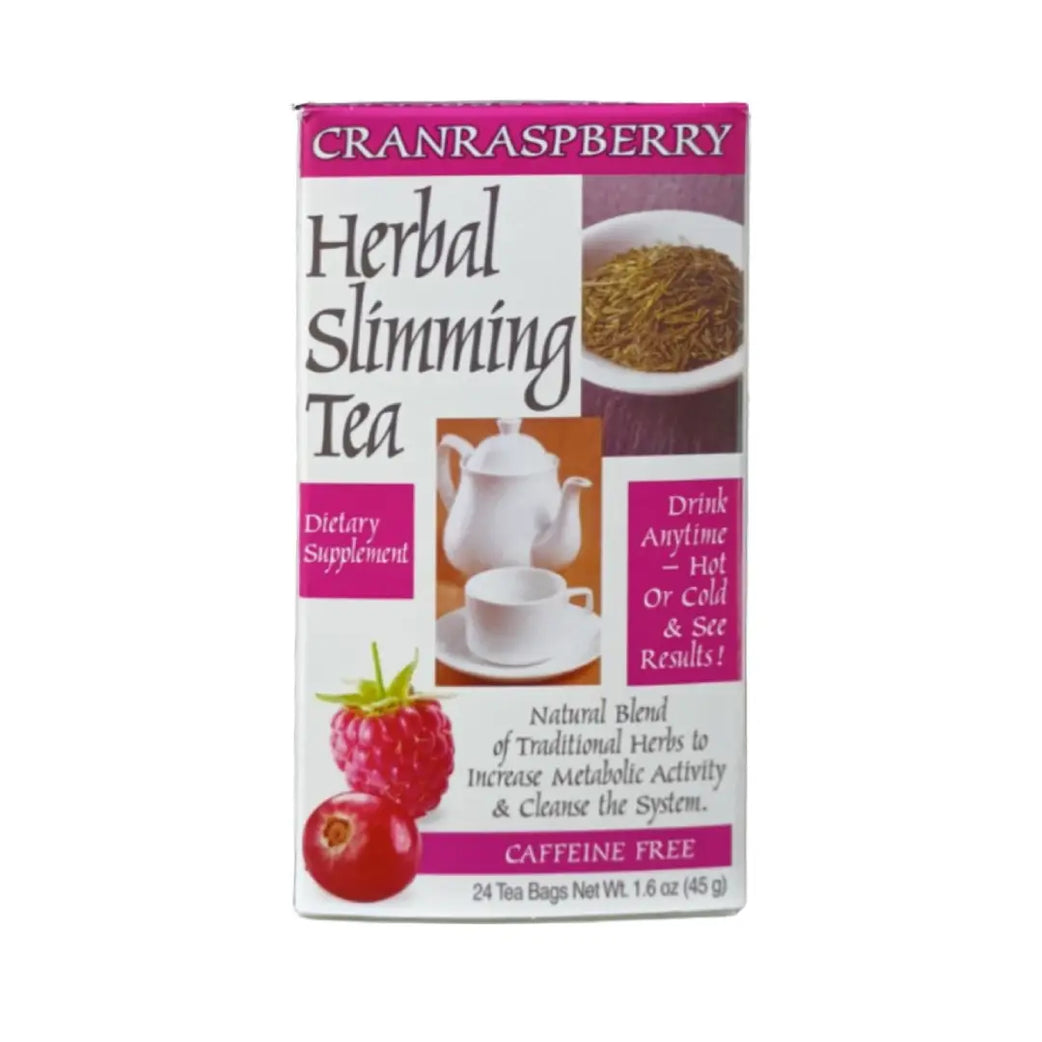 21ST CENTURY HERBAL SLIMMING TEA BAG CRANRASPBERRY 24s