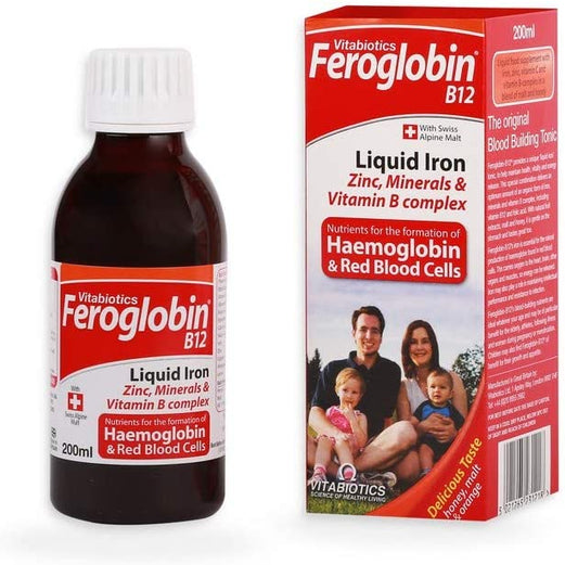 🎁 VITABIOTICS FEROGLOBIN B12 SYRUP 200ML (100% off)