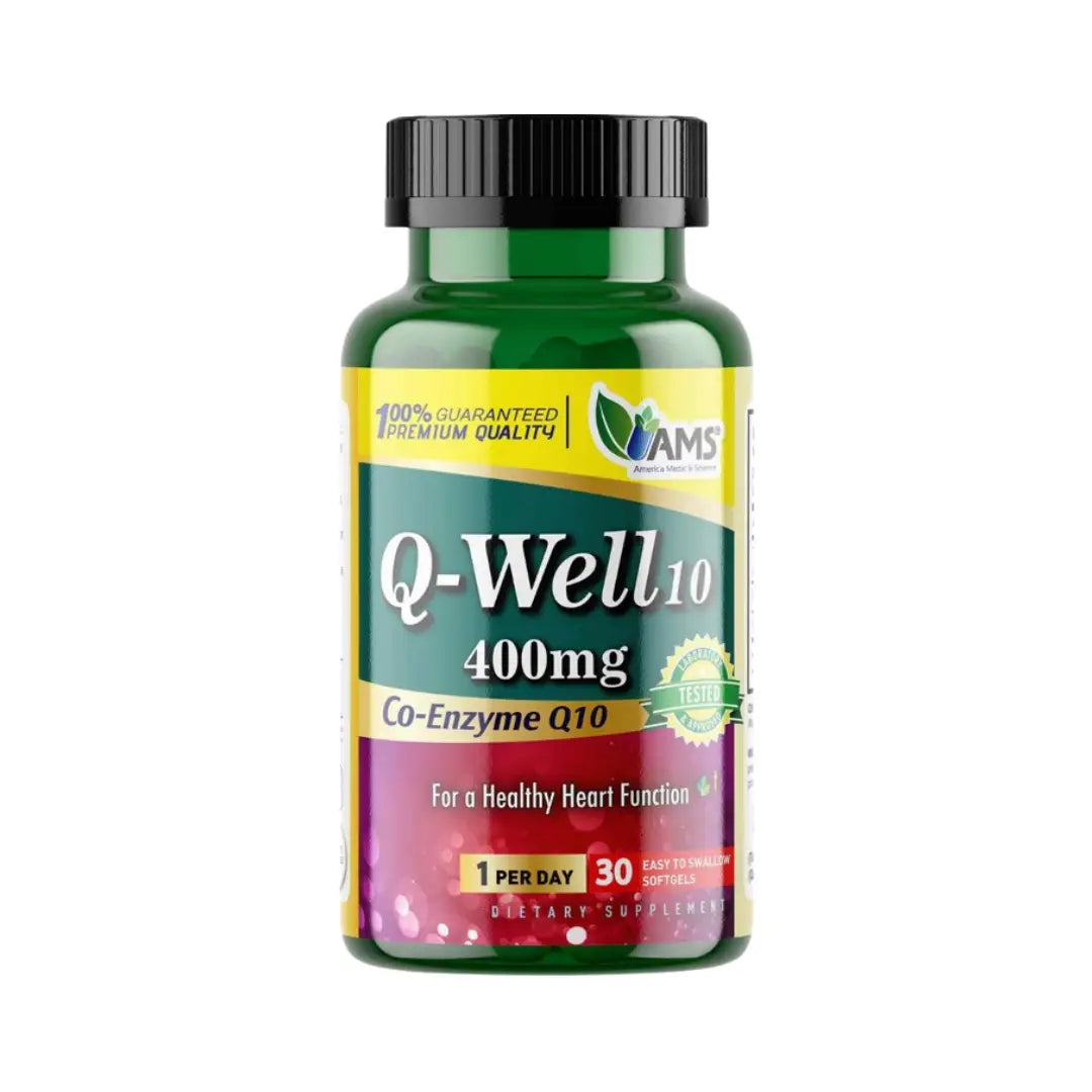 AMS Q Well10 400mg Softgel 30s