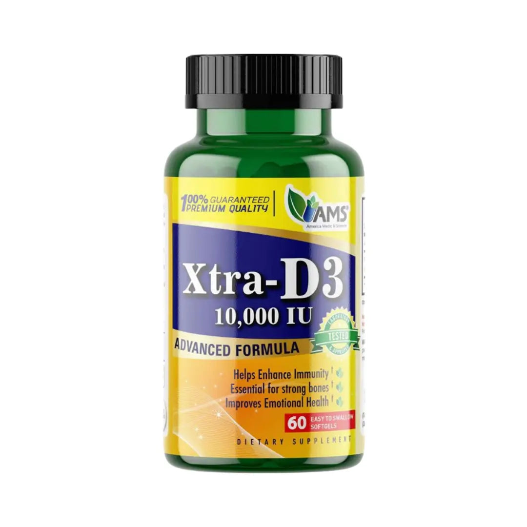 AMS Xtra D3 10,000IU Softgel 60s