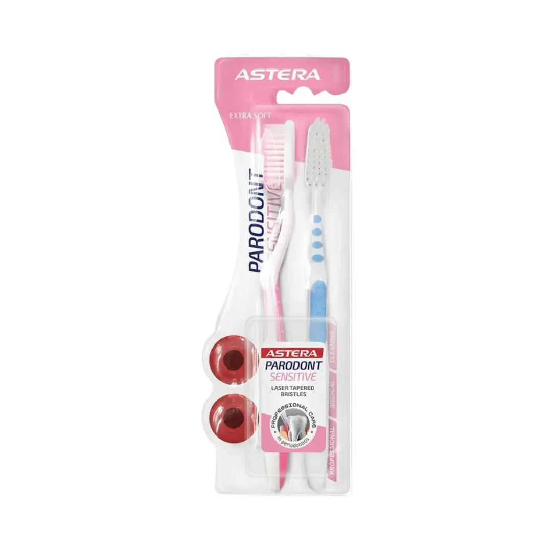 ASTERA Parodont Sensitive Extra Soft Toothbrush 2s