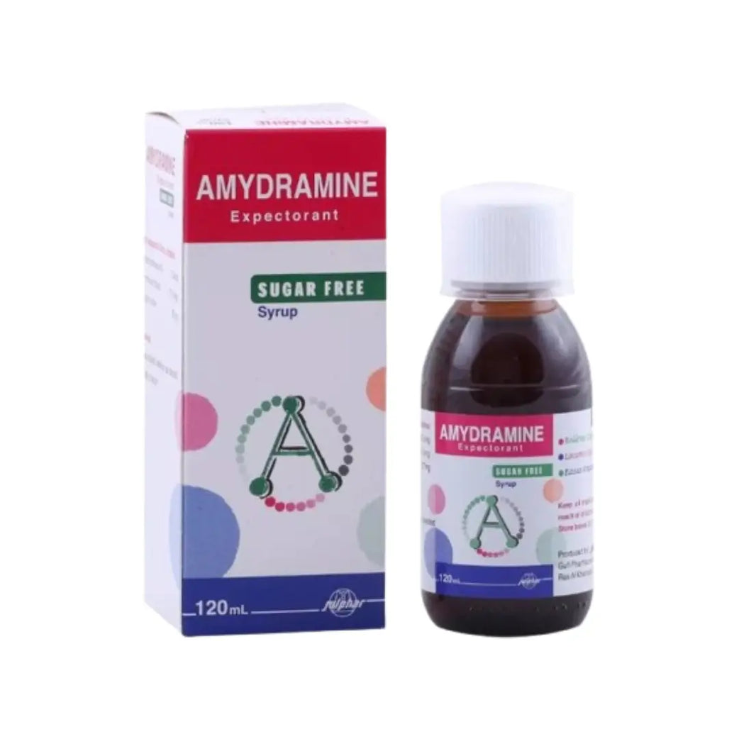 Amydramine Expectorant Sugar Free Syrup 120ML