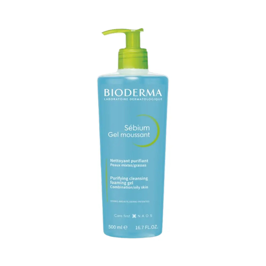 Bioderma Sebium Moussant Gel Pump 500ml