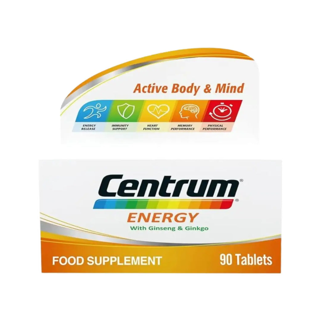 Centrum Energy with Ginseng&Ginko Multivitamin Tab 90s