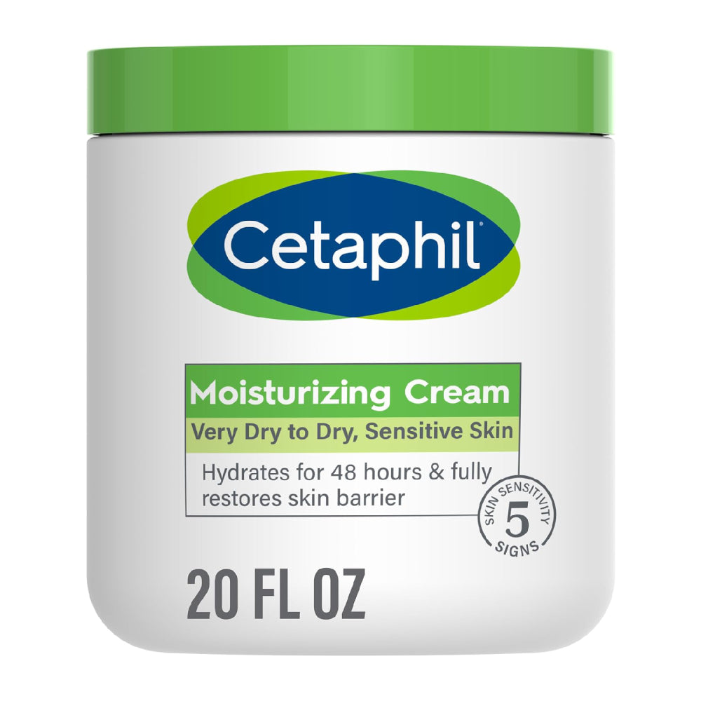 Cetaphil Moisturizing Cream for Very Dry to Dry, Sensitive Skin 20 Fl. Oz.