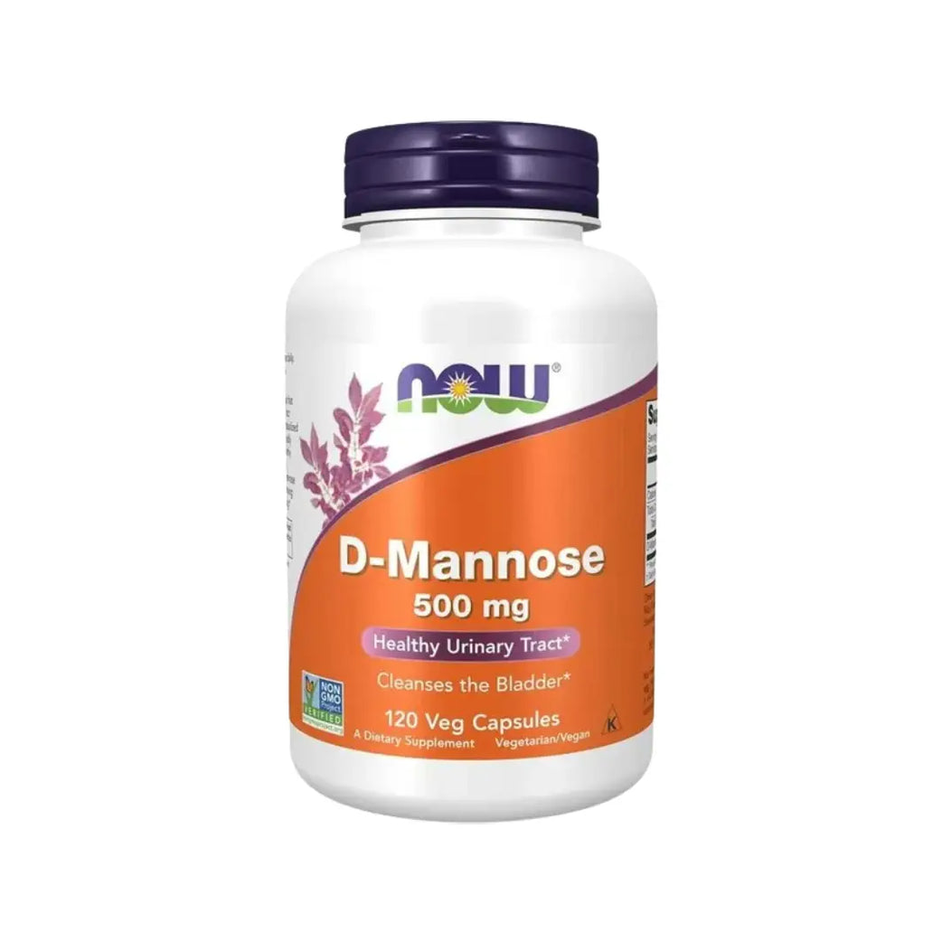 NOW D Mannose 500mg Cap 120s