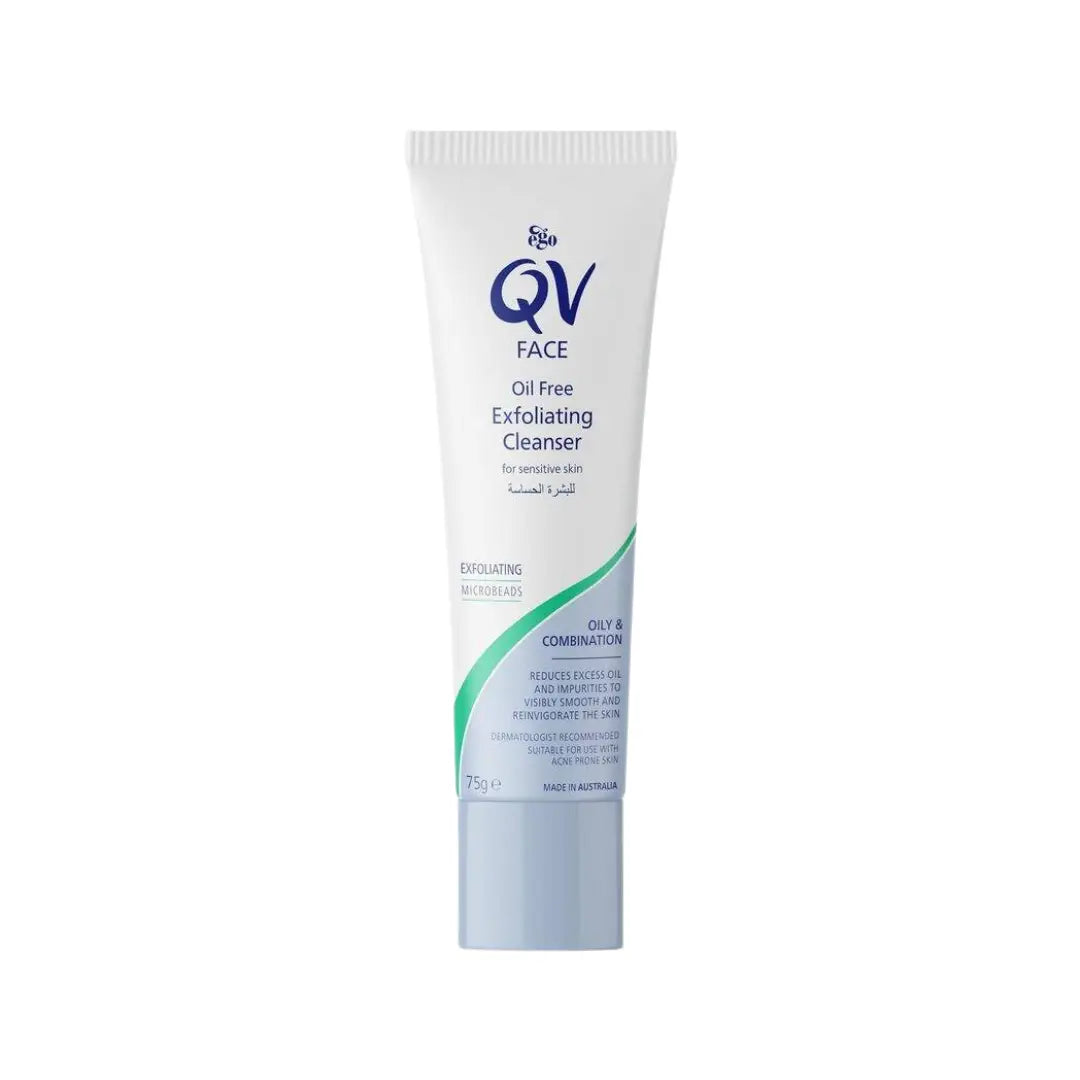 EGO QV Face Oil Free Exfoliating Cleanser 75g