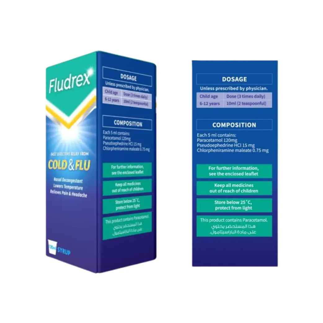 Fludrex Cold & Flu Syrup 120ML