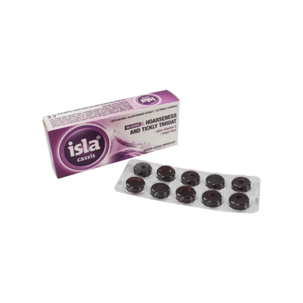 Isla Cassis Lozenges 30s