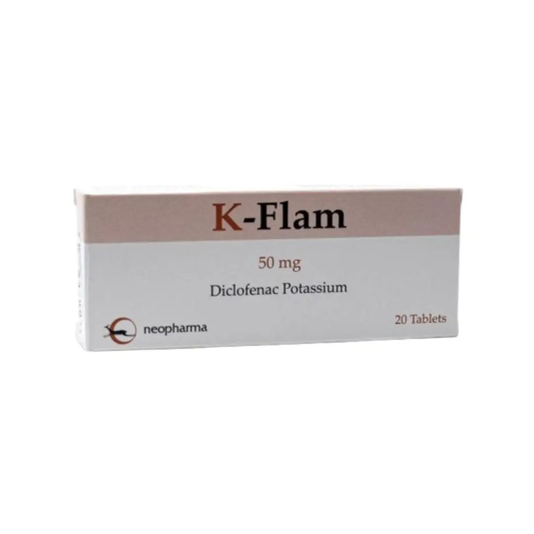 K-Flam 50MG Diclofenac Potassium Tab 20s