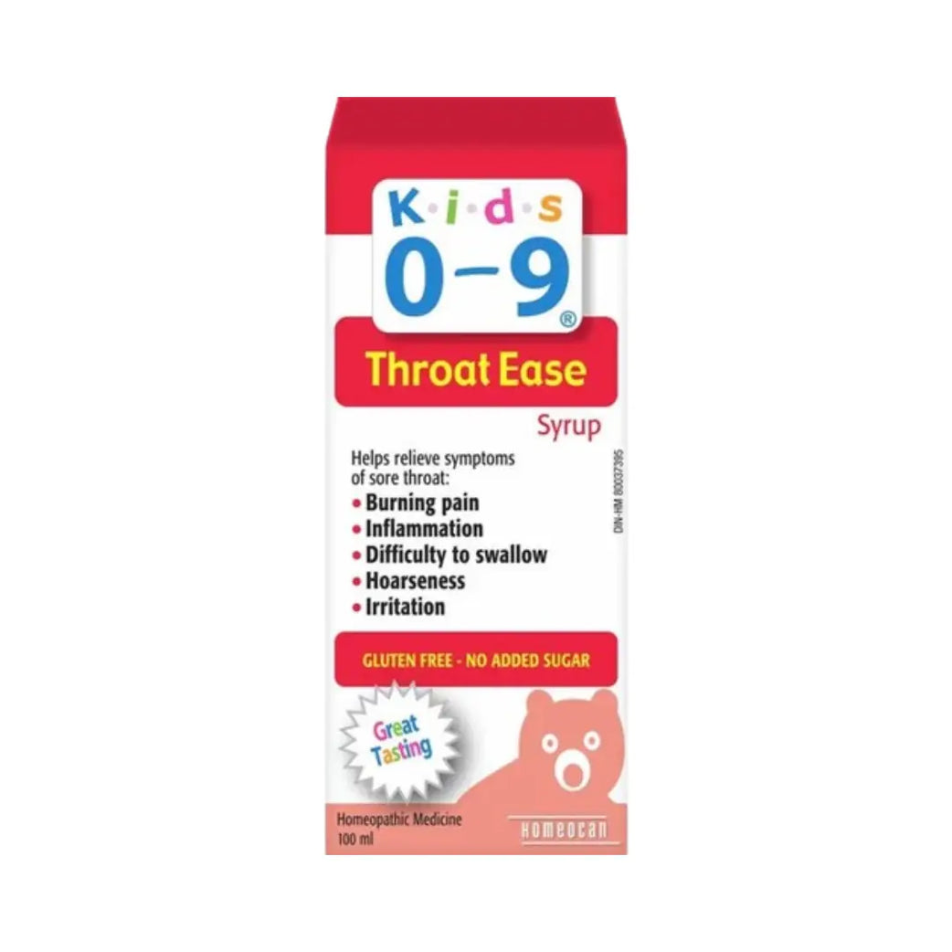 Kids 0-9 Throat Ease Syrup 100ML