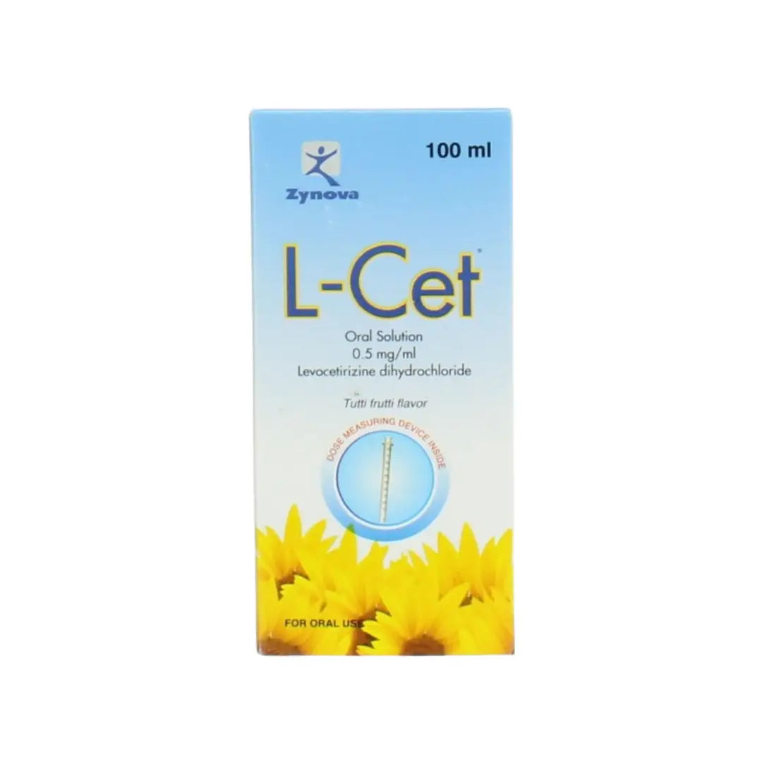 L-CET 0.5MG/ML ORAL Solution Tutti Frutti Flavor 100ML