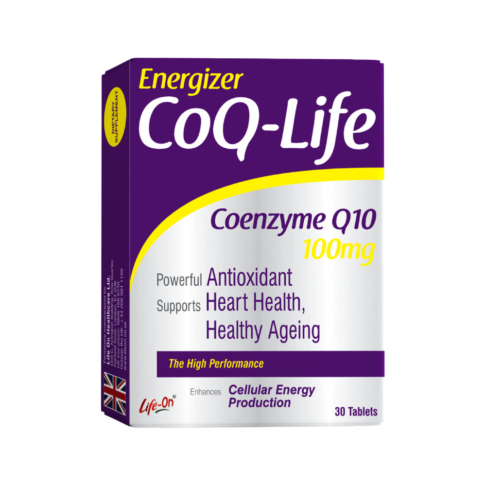 لايف اون انرجايزر COQ LIFE 100MG TAB 30s