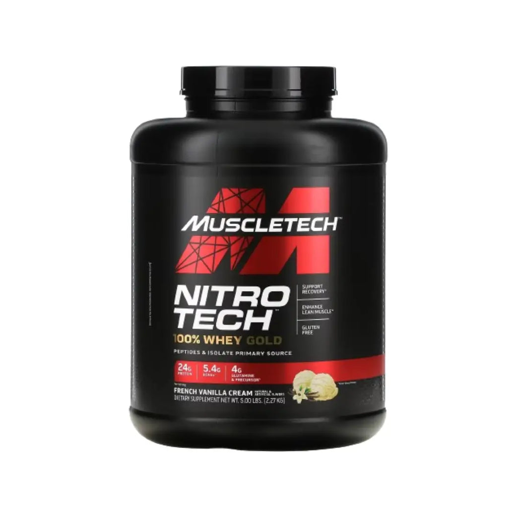 MUSCLETECH NITROTECH WHEY GOLD 5LBS SERV 69