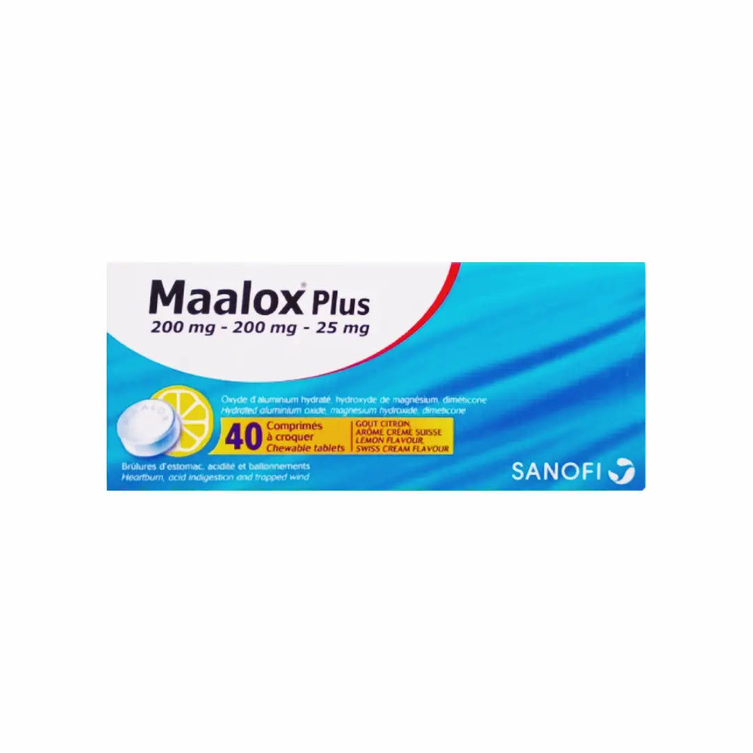 Maalox Plus Chewable Tab 40s