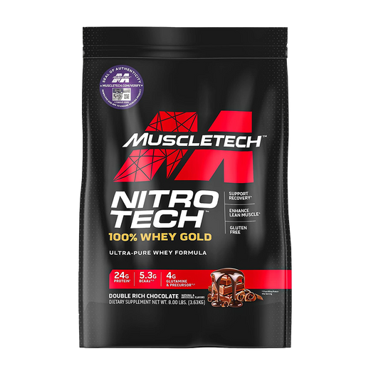 MuscleTech NitroTech 100% Whey Gold 8lbs