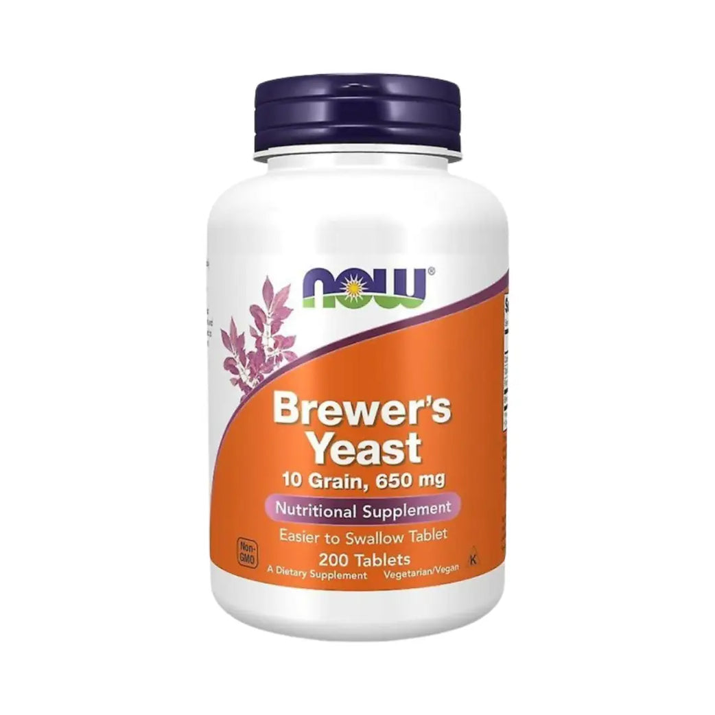 NOW Brewers Yeast 650mg Tab 200s