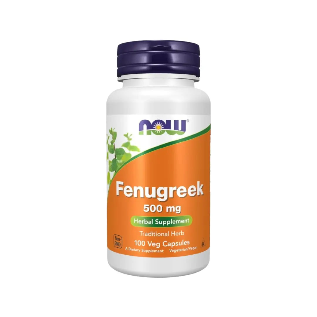 NOW FENUGREEK 500MG CAP 100s