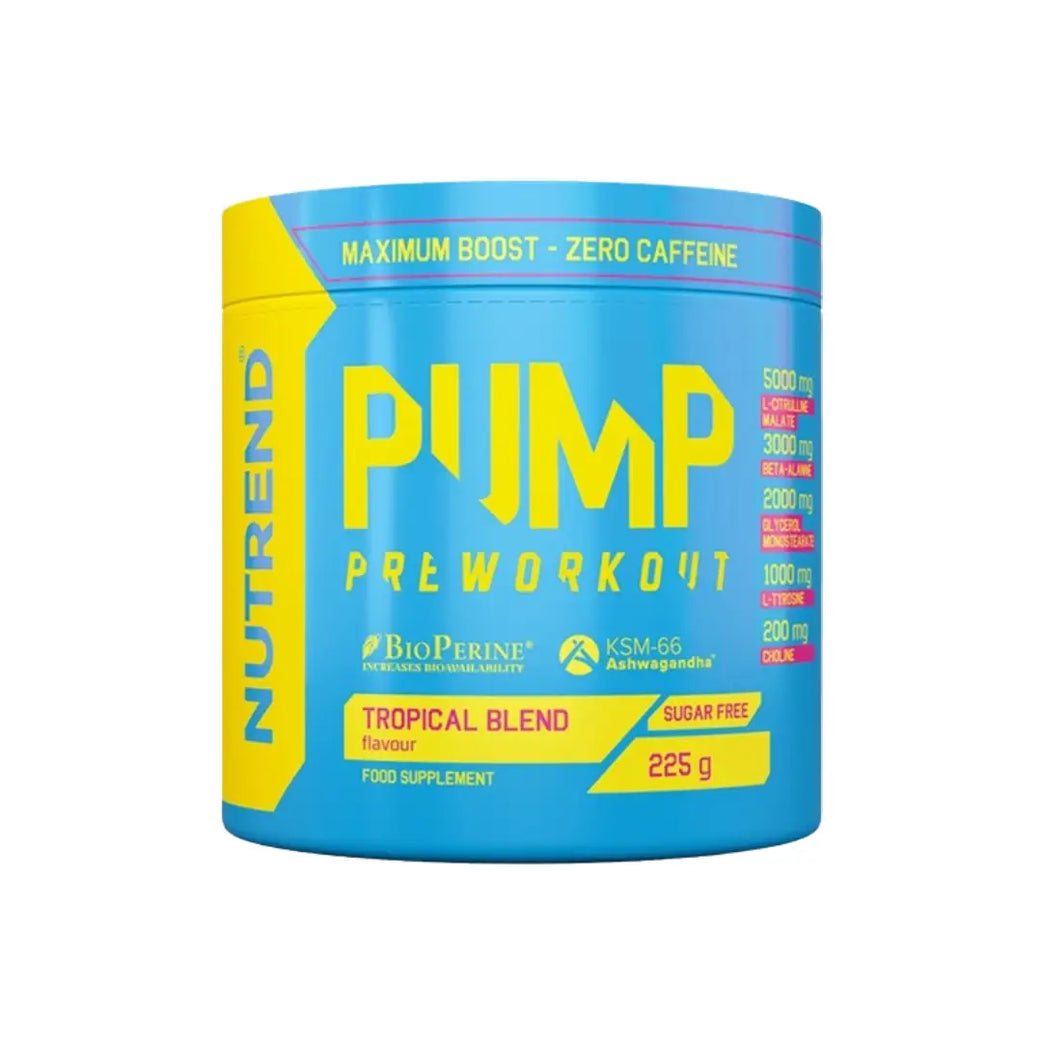 NUTREND PUMP Preworkout 225g مزيج استوائي