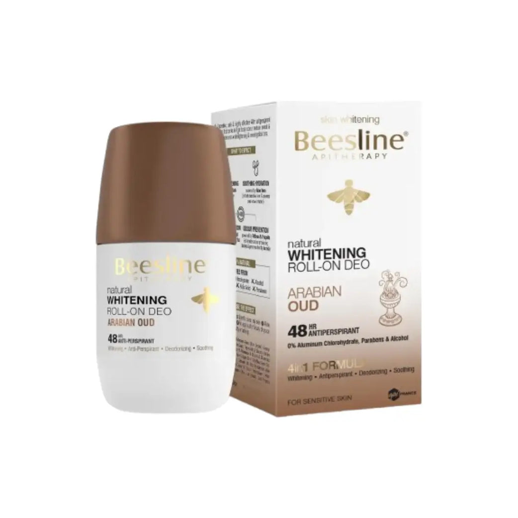 Beesline 4 in 1 Natural Whitening 48H Deo Roll On Arabian Oud 50ml