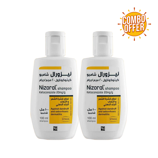 Super Combo NIZORAL 20MG SHAMPOO 100ML (2 psc Pack)