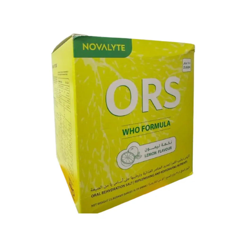 Novalyte 21.8GM ORS Lemon Sachet 10s