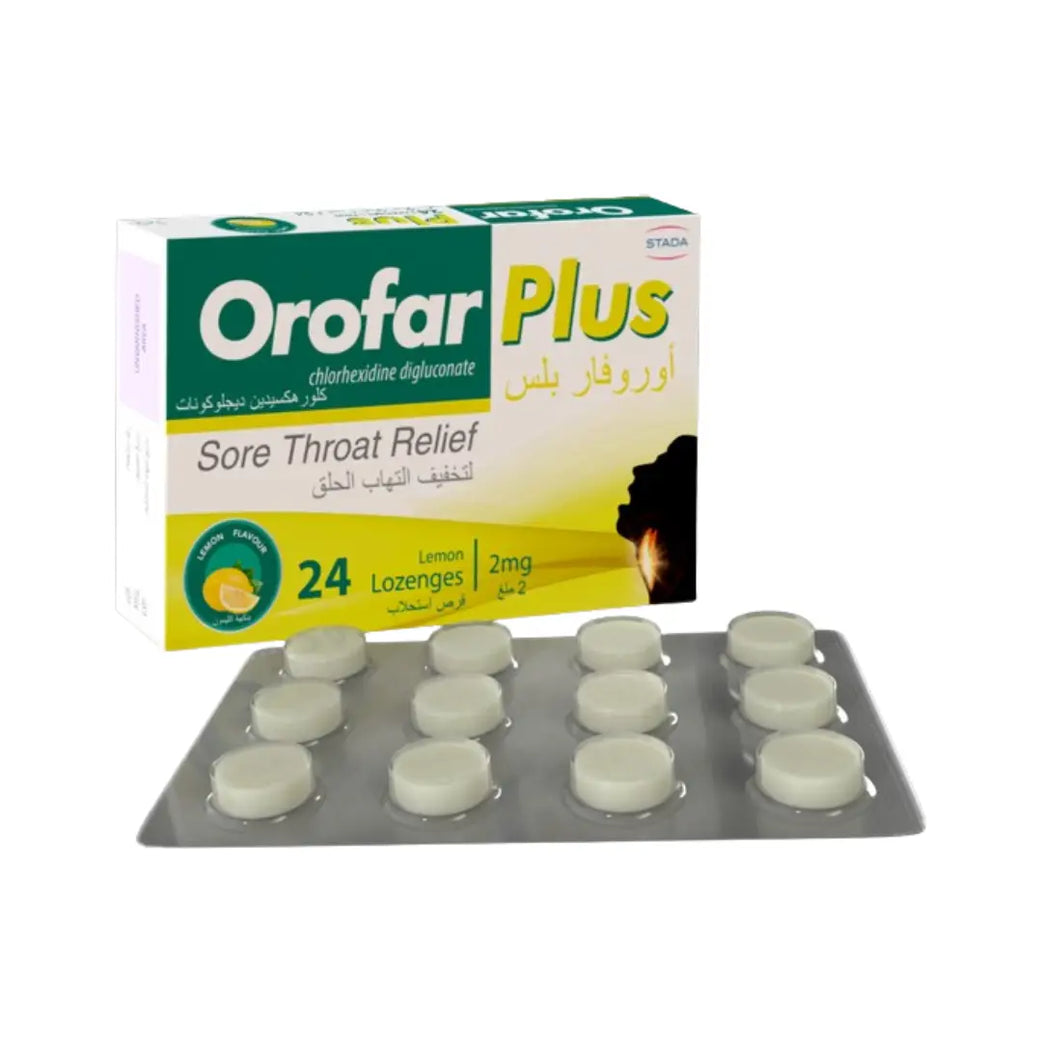 Orofar Plus Lemon Lozenges 2mg 24s