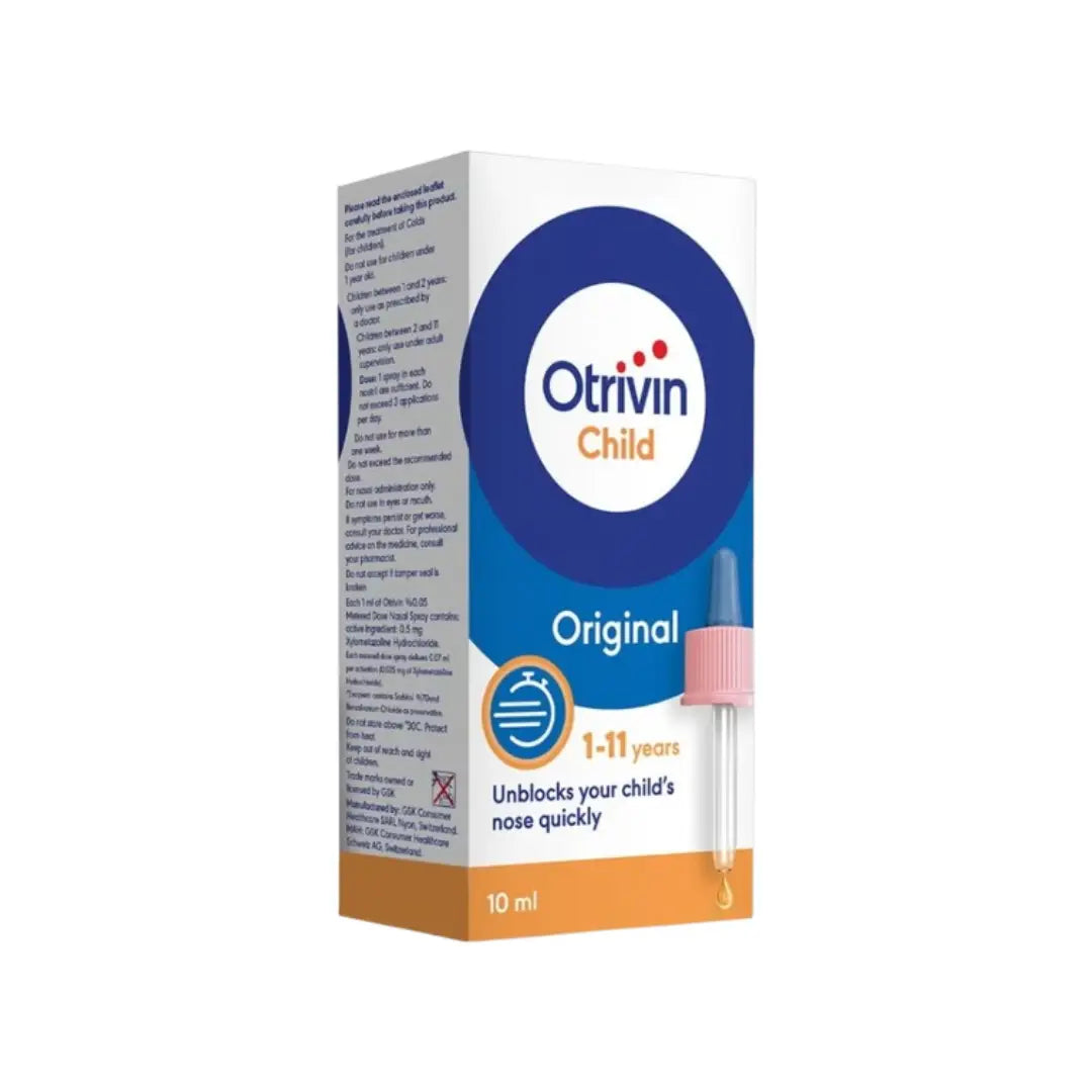 Otrivin 0.05% Children Nasal Drops 10ML