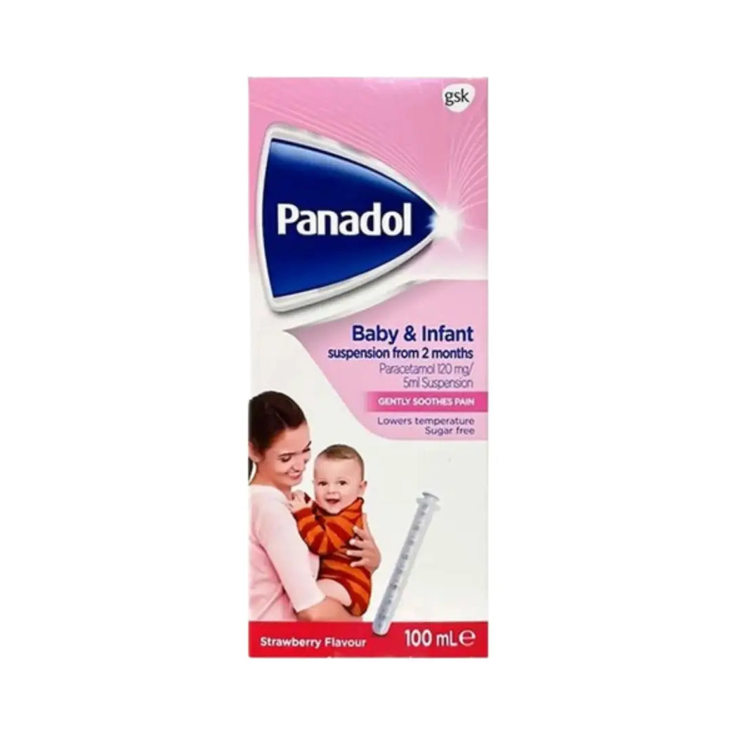 Panadol Baby & Infant Suspension 100ML Strawberry