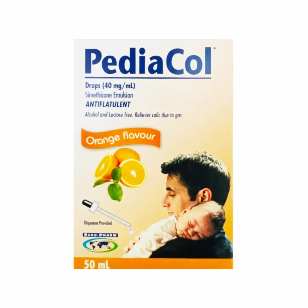 PediaCol 40mg/ml Antiflatulent Orange Drops 50ml