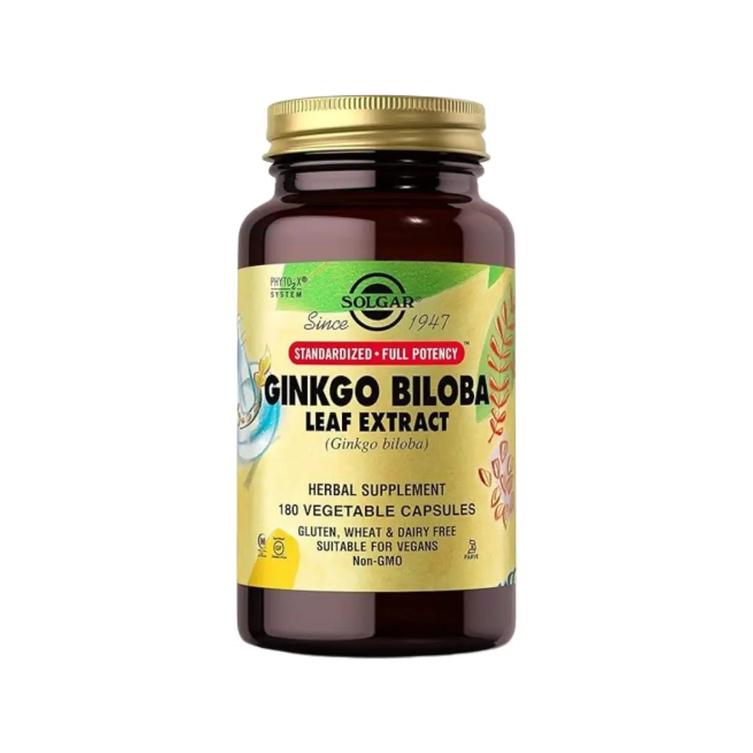 SOLGAR Ginko Biloba Leaf Extract Cap 180s