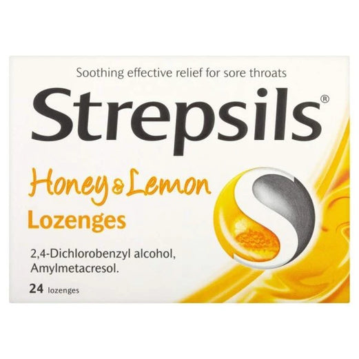 STREPSILS EXTRA HONEY&LEMON LOZENGES 24s