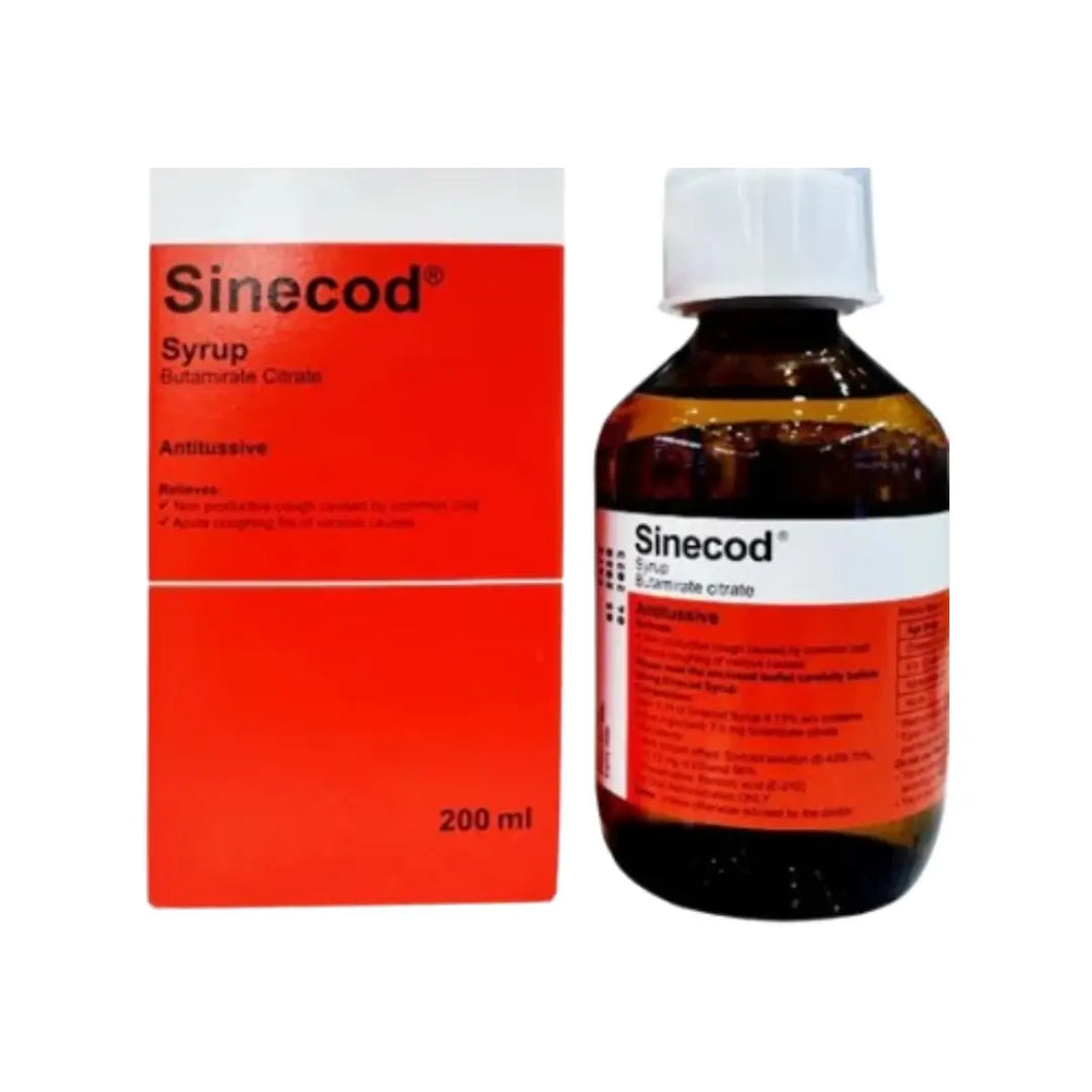 Sinecod Antitussive Syrup 200ML