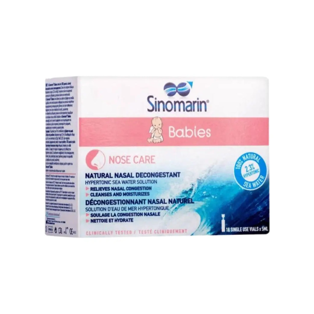 Sinomarin Babies 2.3% Nose care 5ml Vials 18s