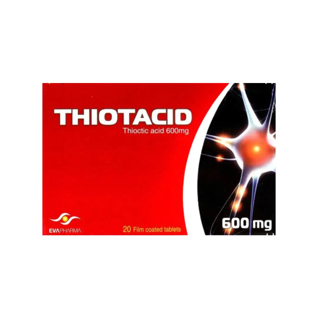 Thiotacid 600mg Film Coated Tab 20s