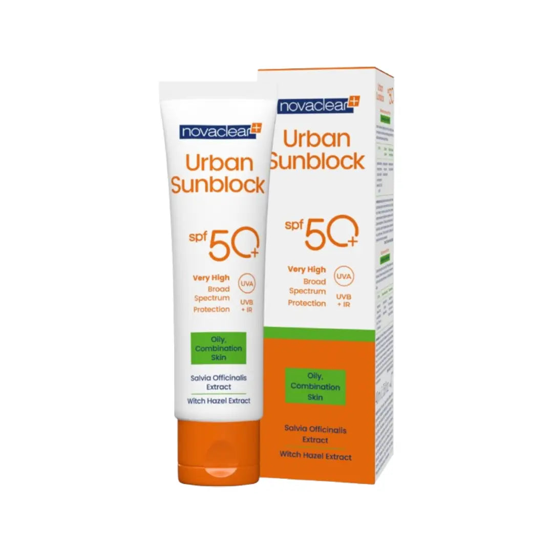 NOVACLEAR URBAN SUNBLOCK OILY SKIN SPF50 40ML 1+1 PROMO PACK