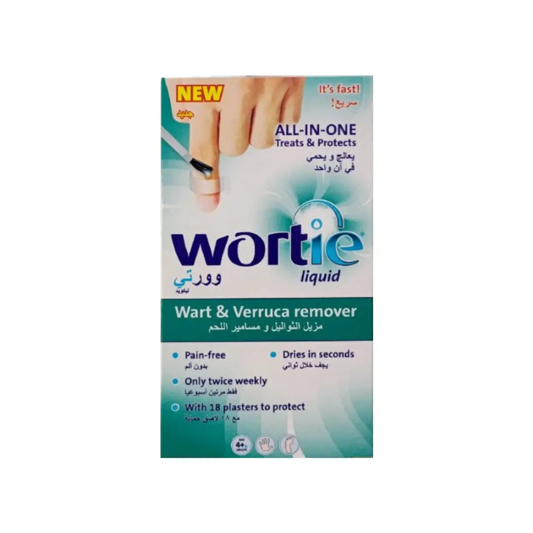 WORTIE Wart & Verruca Remover Liquid 5ml