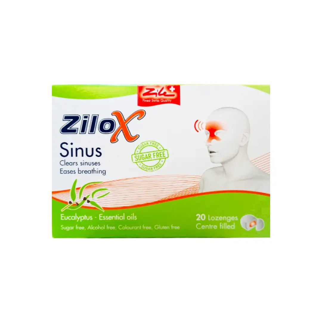 ZILOX Sinus Eucalyptus Lozenges 20s