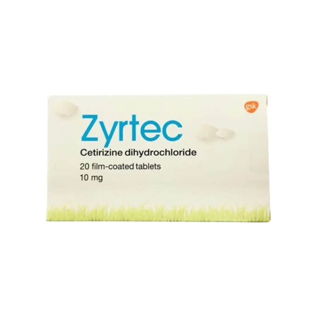 Zyrtec 10MG Film Coated  Tablets 20s