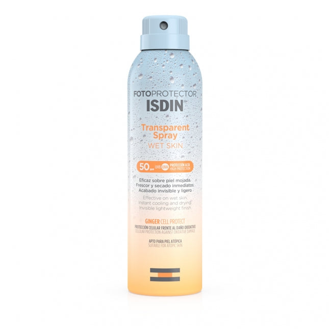 ISDIN FOTOPROTECTOR SPF50 TRANSPARENT SPRAY WET SKIN 250ML