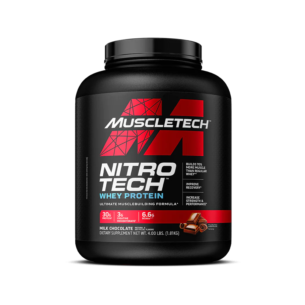 MuscleTech Nitro Tech Whey Protein 4lbs