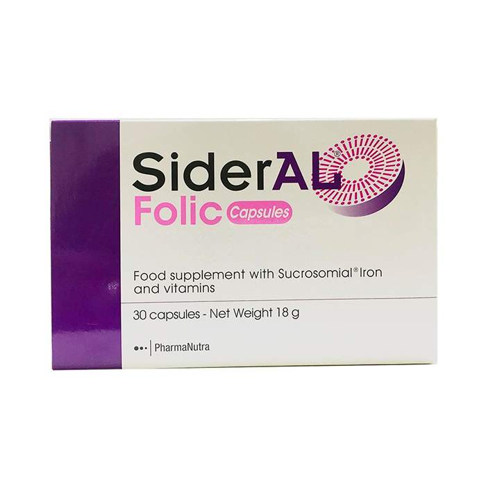 SiderAL Folic Capsules 30s