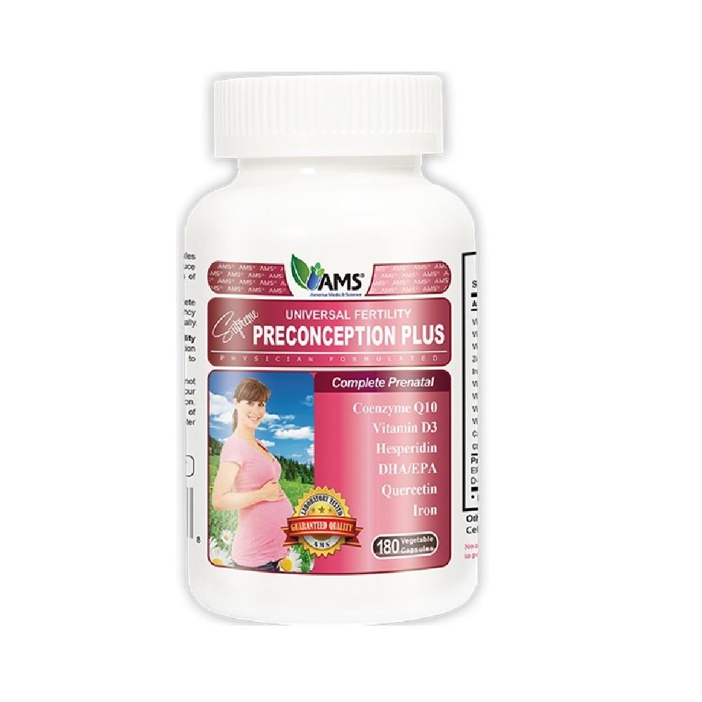 AMS Preconception Plus Vegetable Capsules 180's - Med7 Online