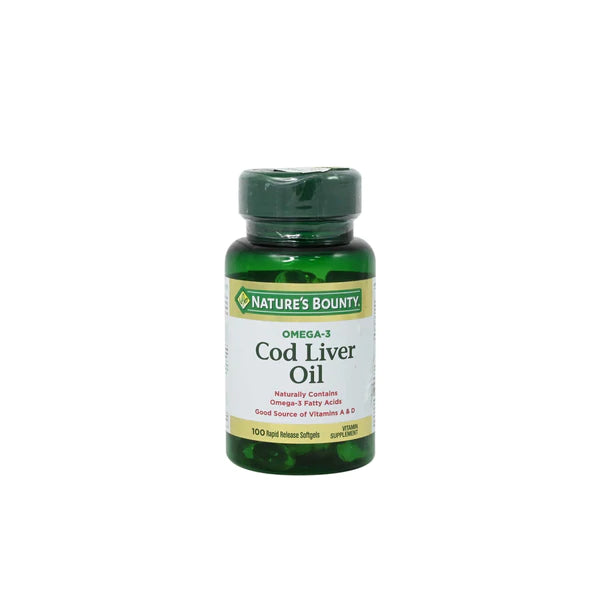 Natures Bounty Norwegian Cod Liver Oil 100 Per Pack - Med7 Online