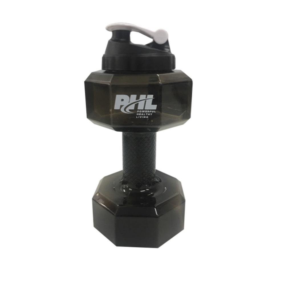 PHL Black Dumbbell Water Bottle 2.2 litre/73 oz - Med7 Online