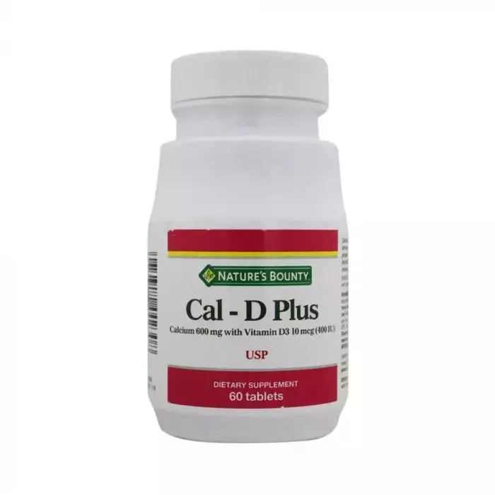 Nature's Bounty Cal-D Plus Tablets 60's - Med7 Online