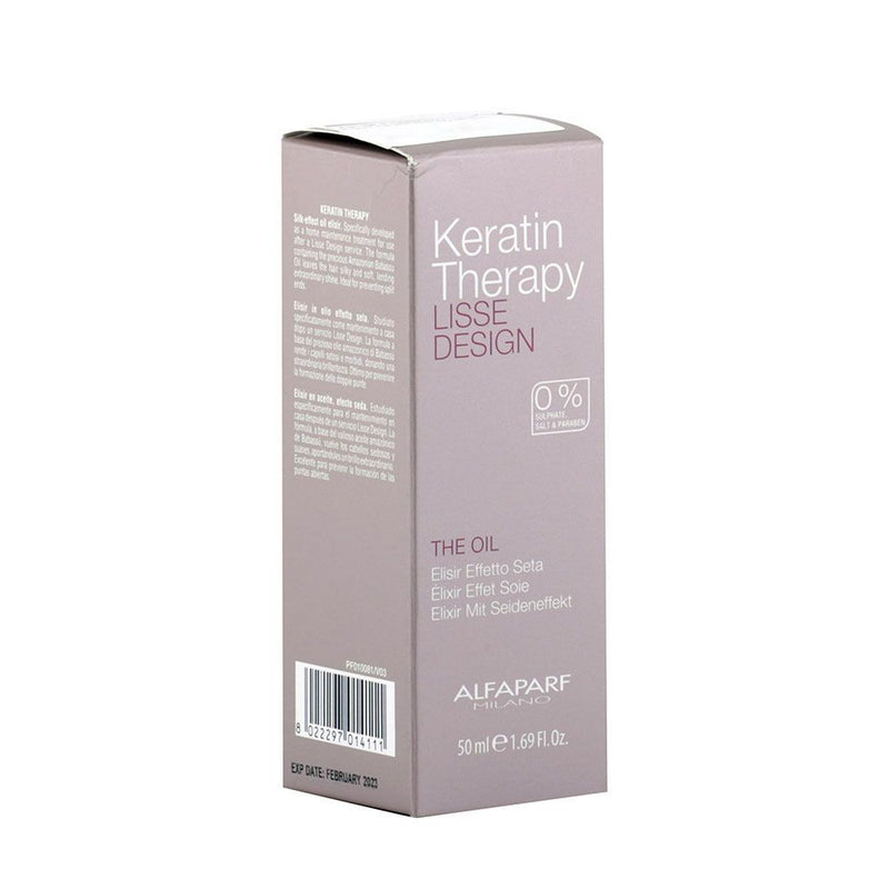 Shop Alfaparf Keratin Therapy Lisse Design Oil 50 mL Online from Med7 Online